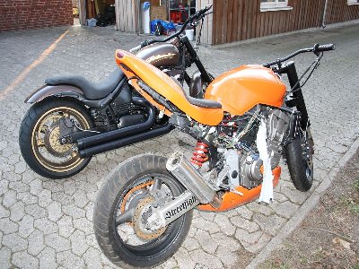 k-IMG_0045.JPG (141.96 KiB) 3126 mal betrachtet Gekürzter Auspuff. Zuvor waren die Rohre etwas länger als der Hinterreifen.